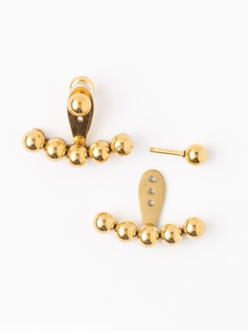NEW Gold Ear Jacket Waterproof Cheryl Earrings Plunder